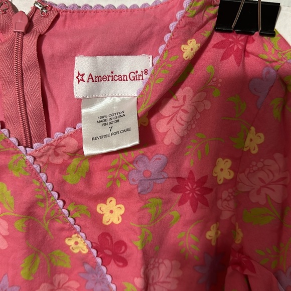 American Girl Child size 7 fit Girl not doll CHRISSA MEET DRESS MINT CONDITION - Picture 3 of 10